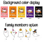 Personalized Halloween House & Garden Flag – Custom Ghost Family Yard Sign with Names