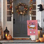 Personalized Halloween House & Garden Flag – Custom Ghost Family Yard Sign with Names