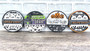 Spooky Halloween Ghost Pumpkin Mini Round Wood Signs For Home DéCor