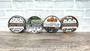 Spooky Halloween Ghost Pumpkin Mini Round Wood Signs For Home DéCor