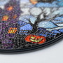 Spooky Halloween Stained Glass Suncatcher Ornament For Festive Home Decor