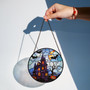 Spooky Halloween Stained Glass Suncatcher Ornament For Festive Home Decor