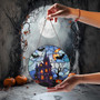 Spooky Halloween Stained Glass Suncatcher Ornament For Festive Home Decor