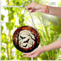 Halloween Bat Stained Glass Suncatcher For Spooky Autumn Window Decor - Gothic Fall Hanging Art