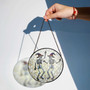 Spooky Skeleton Stained Glass Suncatcher Halloween Decor For Friends