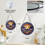 Charming Personalized Bat Stained Glass Suncatcher For Halloween Home Decor