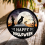Personalized Halloween Bat Suncatcher - Dog Theme For Home DéCor