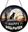 Personalized Halloween Bat Suncatcher - Dog Theme For Home DéCor