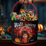 Personalized Halloween Candy Basket – Custom Trick or Treat Photo Bucket