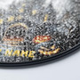 Personalized Halloween Suncatcher – Pumpkin & Haunted House Stained Glass Decor