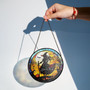 Custom Halloween Window Suncatcher With Witch Design For Festive DéCor