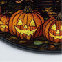 Spooky Pumpkin Haunted House Halloween Stained Glass Suncatcher For Home Decor