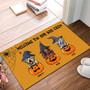 Funny Boo Crew Halloween Dog Doormat - Ghost & Pumpkin Design For Pet Lovers - Trick Or Treat Entry DéCor