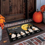 Personalized Ghost Family Halloween Doormat For Outdoor Decoration - Witch Themed Welcome Mat