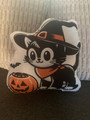 Thoughtful Halloween Witch Cat Pillow For Spooky DéCor