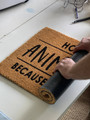 Humorous Witch-Themed Halloween Doormat For New Home Gifts - Perfect For An Inviting Entryway