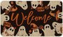 Halloween Ghost Boo Welcome Doormat - Indoor Outdoor DéCor, 17x29 Inch Switch Rug, Spooky Entryway Accent