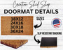 Ghost Cowboy Halloween Doormat - Funny Holiday Welcome Mat For Fall Decor - Perfect For Entryway