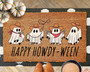 Ghost Cowboy Halloween Doormat - Funny Holiday Welcome Mat For Fall Decor - Perfect For Entryway