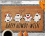 Ghost Cowboy Halloween Doormat - Funny Holiday Welcome Mat For Fall Decor - Perfect For Entryway