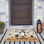 Personalized Ghost Halloween Doormat For Outdoor Entryway - Witch-Themed Front Rug For Patio And Porch Decor