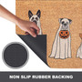 Personalized Dog Ghost Halloween Doormat - A Fun Fall Welcome For Dog Lovers