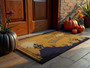 Halloween Spirit Ghost House Doormat - Welcome Mat With Pumpkins | Funny Recycled Rubber Halloween Decor