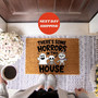 There's Some Horror In This House Halloween Doormat - Spooky Front Door Mat For Halloween Decor