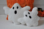 Spooky Halloween Ghost Plush Pillow - Soft Sherpa Boo Decor For Kids & Adults