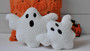Spooky Halloween Ghost Plush Pillow - Soft Sherpa Boo Decor For Kids & Adults