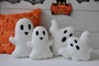 Spooky Halloween Ghost Plush Pillow - Soft Sherpa Boo Decor For Kids & Adults