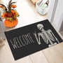 Halloween Skeleton Design Doormat - Non-Slip Entry Rug For Farmhouse Home Decor, Indoor Outdoor Use, Party Theme Welcome Mat