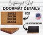 Funny Skeleton Halloween Doormat For Adult Parties - Trick Or Drink Entryway Decor