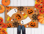Happy Halloween Doormat – Classic Welcome Mat for Fall Porch & Autumn Outdoor Decor