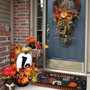Outdoor Halloween Pumpkin Welcome Doormat 30 x 17 Inch For Patio Garden Front Door