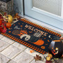 Outdoor Halloween Pumpkin Welcome Doormat 30 x 17 Inch For Patio Garden Front Door