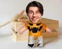 Personalized 3D Halloween Face Pillow – Custom Soft Throw Gift for Kids & Adults