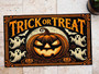 Welcome Trick Or Treaters With a Personalized Halloween Doormat - Hello Pumpkin Design For Front Door