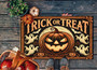 Welcome Trick Or Treaters With a Personalized Halloween Doormat - Hello Pumpkin Design For Front Door