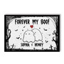 Custom Witch-Themed Halloween Doormat - Forever My Boo Outdoor Decor For Front Porch
