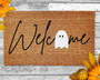 Funny Halloween Ghost Doormat For Outdoor Decor - Welcome Mat With Boo Design For Spooky Outdoor Vibes