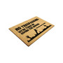 Spooky No Trespassing Halloween Doormat - Personalized Entryway Decor For a Funny Welcome