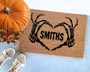 Heart Hands Skeleton Doormat For Halloween - Indoor Outdoor Fall Porch Decor