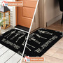 Personalized Skeleton Halloween Doormat - Funny Welcome Mat For Outdoor Entrance