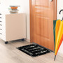 Personalized Skeleton Halloween Doormat - Funny Welcome Mat For Outdoor Entrance