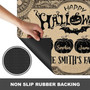 Personalized Halloween Door Mat For Pumpkin Family Outdoor Decor - Witch-Themed Porch Rug