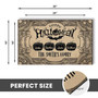 Personalized Halloween Door Mat For Pumpkin Family Outdoor Decor - Witch-Themed Porch Rug