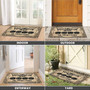 Personalized Halloween Door Mat For Pumpkin Family Outdoor Decor - Witch-Themed Porch Rug