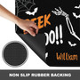 Personalized Skeleton Halloween Door Mat For Outdoor Decor - Witch-Themed Front Porch Rug