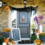 Skeleton Halloween Doormat - Funny Welcome Mat For Outdoor Entrance